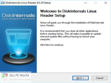 diskinternals Linux reader free